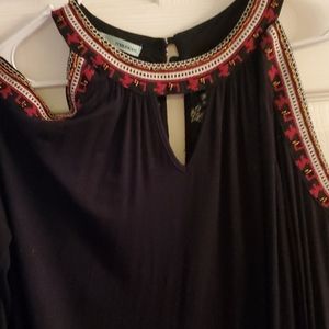 Women's maurice's cold shoulder long sleeve